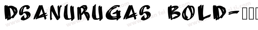 DSAnuRugas Bold字体转换